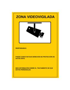 Cartel para cumplir normativa de la agencia de protección de datos por 5€
