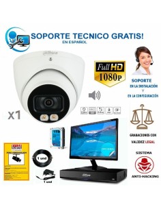 kit camaras de vigilancia para trasteros y guardamuebles