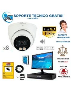kit camaras de vigilancia para comunidades de vecinos grandes