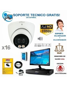 kit camaras de vigilancia para comunidades de vecinos muy grande