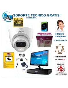 kit camaras de vigilancia para supermercados hasta 400 metros