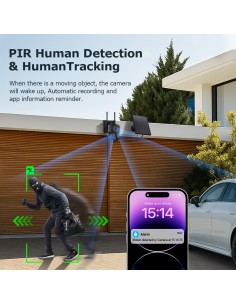 Kit Cámaras Solares para el Campo con Router 4G | 4 Cámaras WiFi + Router Solar Autónomo 2