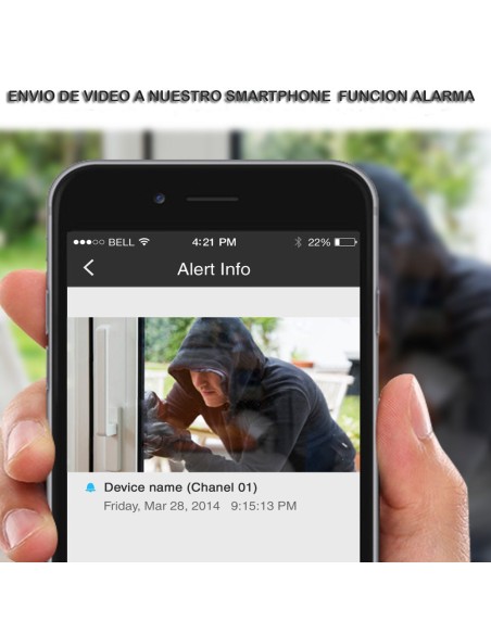 kit de video-vigilancia cctv de 8 camaras de vigilancia exteriores